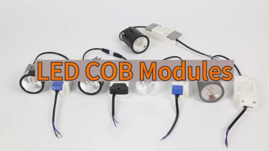 SD007gy GU10 MR16 COB モジュール LED スポットライト調光可能な埋込型ダウンライト